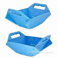 Blue Plastic Fruit Basket for Storage and Home Decoration, Available in Various Colors